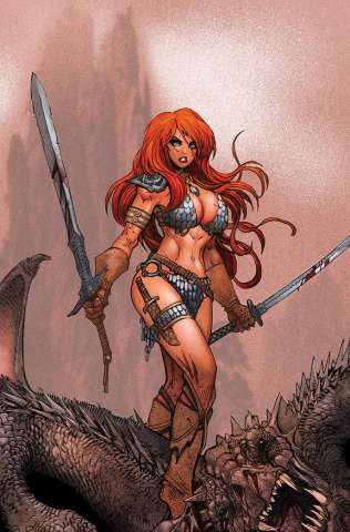 The Invincible Red Sonja #1 (21 Copy Moritat Virgin Cover)