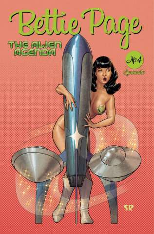 Bettie Page: The Alien Agenda #4 (Roux Cover)