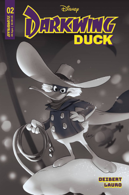 Darkwing Duck #2 (10 Copy Lerix B&W Cover)