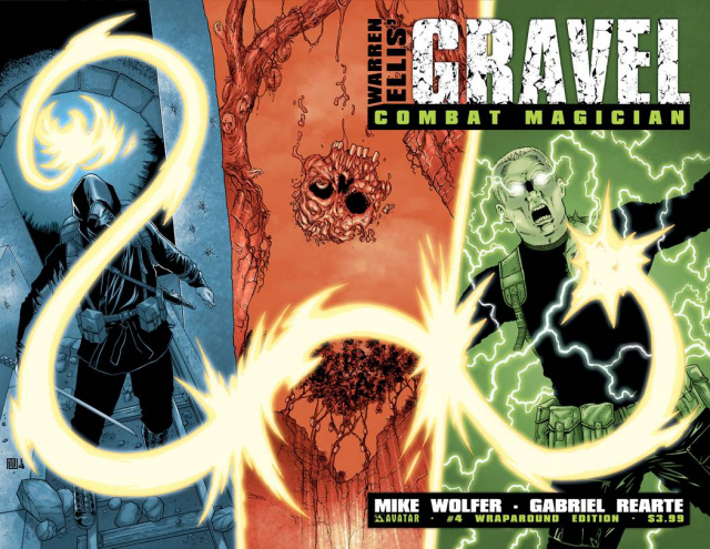 Gravel: Combat Magician #4 (Wrap Cover)
