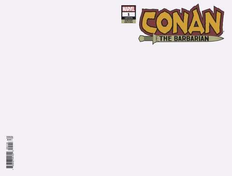 Conan the Barbarian #1 (Blank Cover)