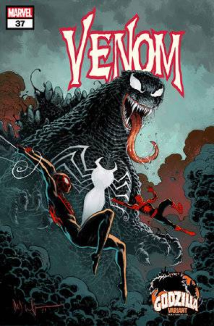 Venom #37 (Dave Wachter Godzilla Cover)