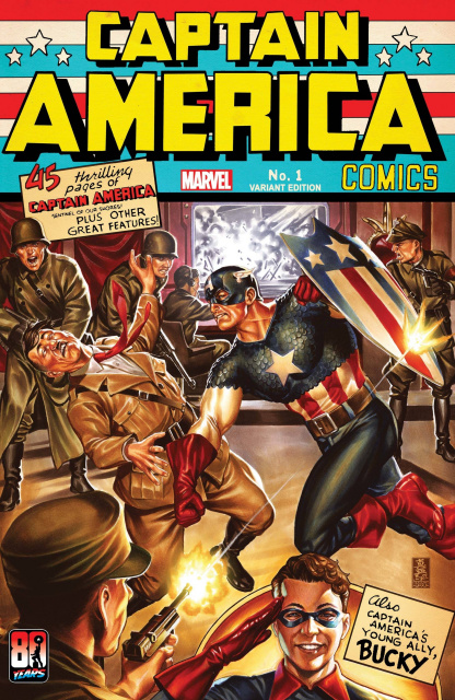 Captain America Anniversary Tribute #1 (Brooks Cover)