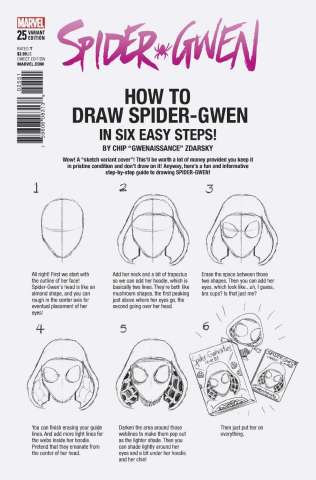 Spider-Gwen #25 (Zdarsky How To Draw Cover)