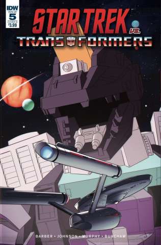 Star Trek vs. The Transformers #5 (Burcham Cover)