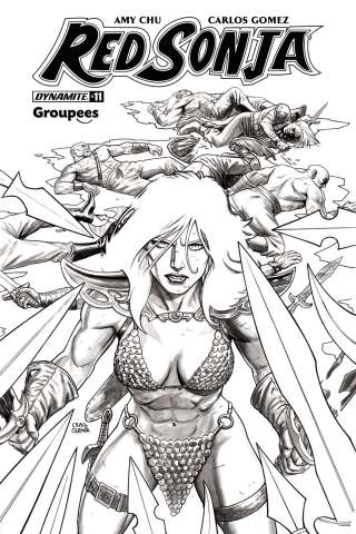 Red Sonja #11 (Groupees Cover)