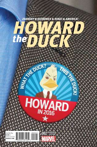 Howard the Duck #2 (Vote Howard Cover)