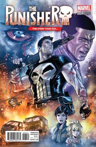 The Punisher #7 (Checchetto Story Thus Far Cover)