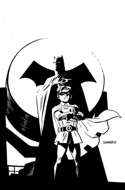 Batman and Robin: Year One #4 (Chris Samnee Cover)