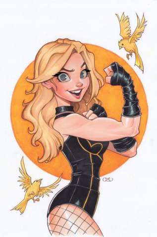 Black Canary: Best of the Best #1 (1:25 Chrissie Zullo Card Stock Cover)