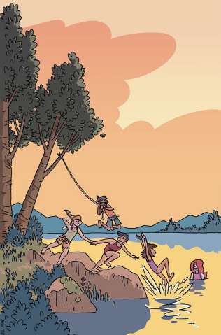 Lumberjanes #30 (20 Copy Suburbia Cover)