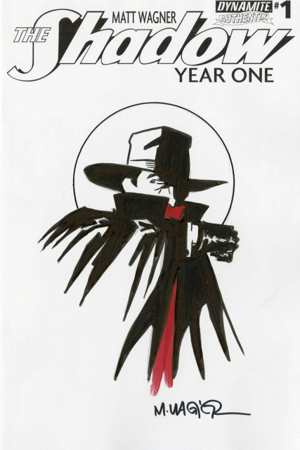 The Shadow: Year One #1 (Hand Drawn Art Wagner Cover)