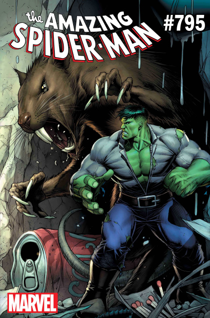 The Amazing Spider-Man #795 (Keown Hulk Cover)