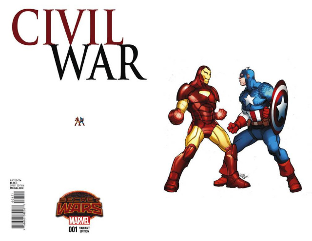 Civil War #1 (Ant-Sized Variant Cover)