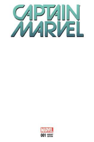 Captain Marvel #1 (Blank Cover)