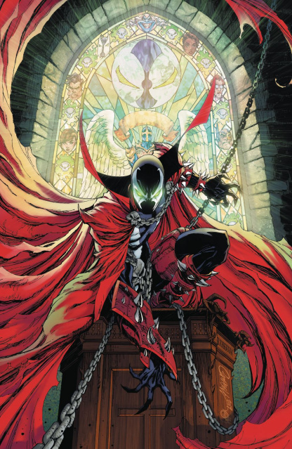Spawn #300 (Campbell Virgin Cover)