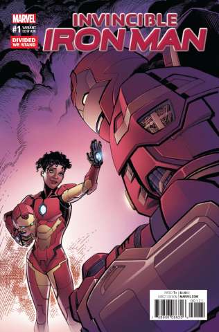Invincible Iron Man #1 (Divided We Stand Cover)