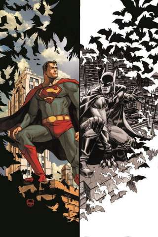 Batman / Superman: World's Finest #25 (Dave Johnson Card Stock Cover)
