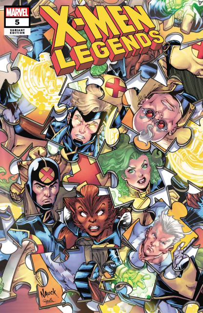X-Men Legends #5 (Nauck Puzzle Cover)
