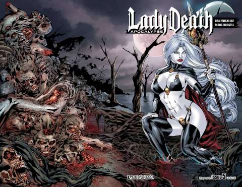 Lady Death: Apocalypse #5 (Wrap Cover)
