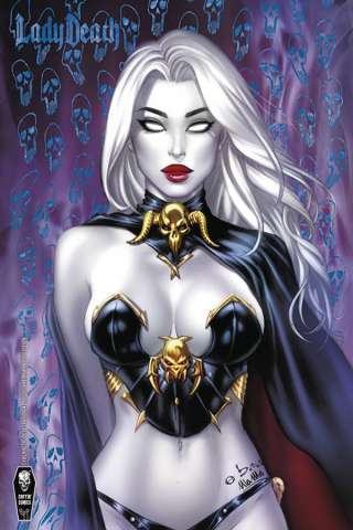 Lady Death: Cybernetic Desecration #1 (Basaldua Cover)