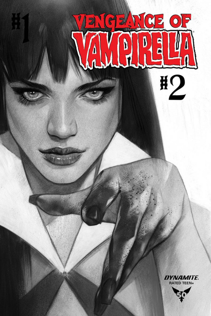 Vengeance of Vampirella #2 (30 Copy Oliver B&W Cover)