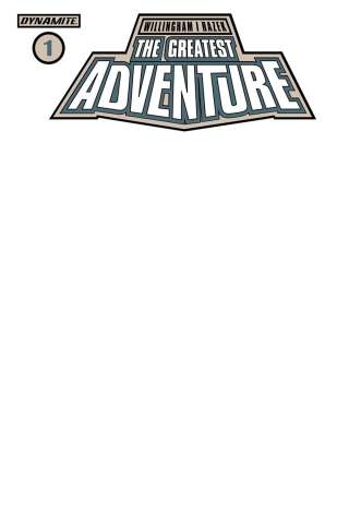 The Greatest Adventure #1 (Blank Authentix Cover)