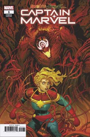Absolute Carnage: Captain Marvel #1 (Bradshaw Codex Cover)