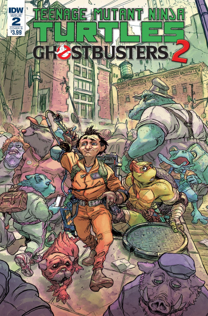 Teenage Mutant Ninja Turtles / Ghostbusters 2 #2 (Tunica Cover)