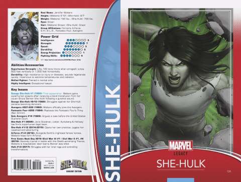 She-Hulk #159 (Christopher Trading Card Cover)
