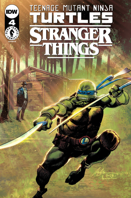 Teenage Mutant Ninja Turtles / Stranger Things #4 (50 Copy Albuquerque Cover)