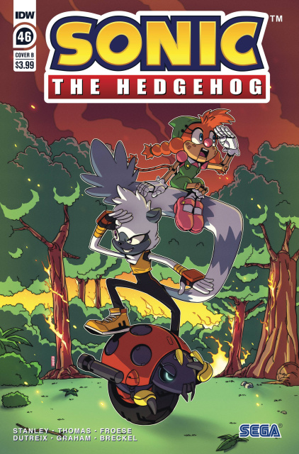 Sonic the Hedgehog #46 (Jennifer Hernandez Cover)