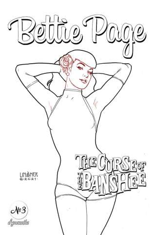 Bettie Page and The Curse of the Banshee #3 (20 Copy Linsner Cover)