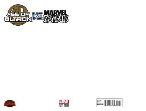 Age of Ultron vs. Marvel Zombies #1 (Blank Cover)
