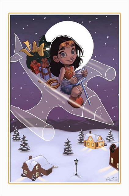 Wonder Woman #16 (Chrissie Zullo DC Winter Wonderland Card Stock Cover)