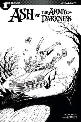 Ash vs. The Army of Darkness #1 (30 Copy Vargas B&W Cover)