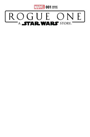 Star Wars: Rogue One #1 (Blank Cover)