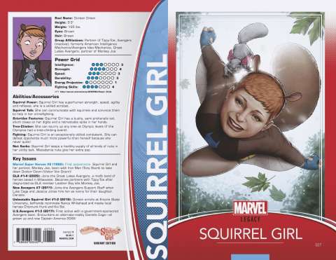 The Unbeatable Squirrel Girl #27 (Christopher Trading Card Cover)