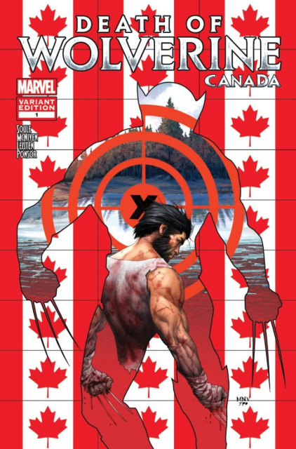 Death of Wolverine #1 (McNiven Canada Cover)