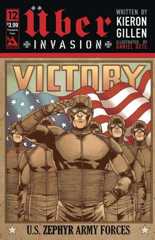 Über: Invasion #12 (Propaganda Poster Cover)
