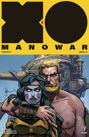 X-O Manowar #13 (50 Copy Icon Chaykin Cover)