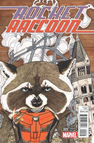 Rocket Raccoon #9 (Women of Marvel Cover)