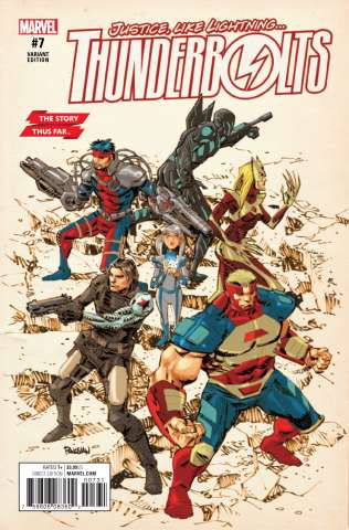 Thunderbolts #7 (Panosian Story Thus Far Cover)