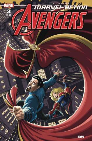 Marvel Action: Avengers #3 (Mapa Cover)