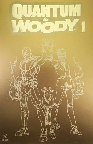 Quantum & Woody #1 (100 Copy Fools Gold Cover)