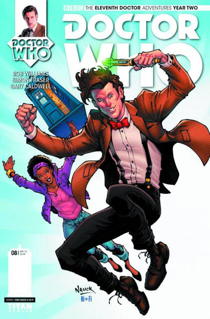 Doctor Who: New Adventures with the Eleventh Doctor, Year Two #8 (Nauck Cover)