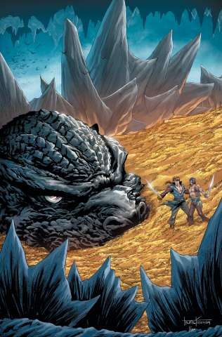 Godzilla: Here There Be Dragons #5 (10 Kirkham Full Art Cover)