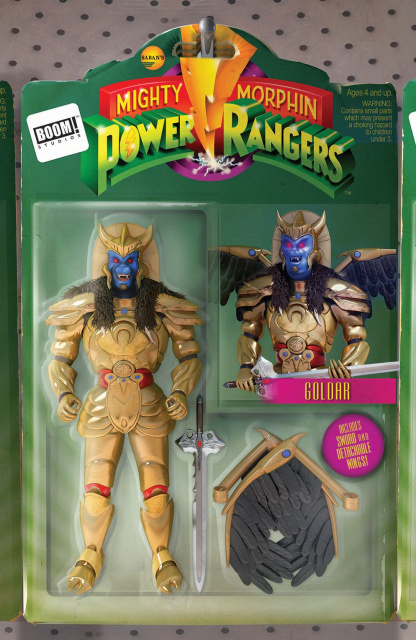 Mighty Morphin Power Rangers #12 (Unlock Action Figure Cover)