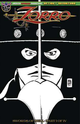 Zorro: Swords of Hell #1 (Toth Visions of Zorro Cover)