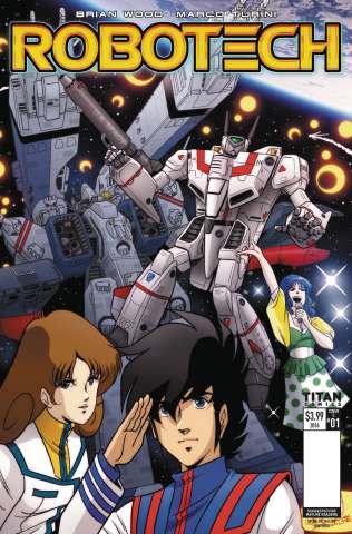 Robotech #1 (Waltrip Bros Retro Cover)